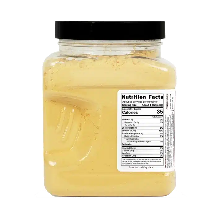 Premium Cheddar Cheese Powder af Hoosier Hill Farm - Billede 2