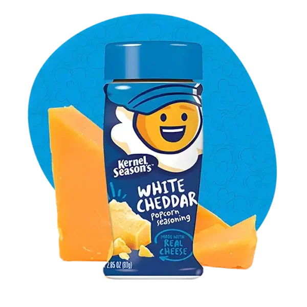 Popcorn krydderi med Hvid cheddar