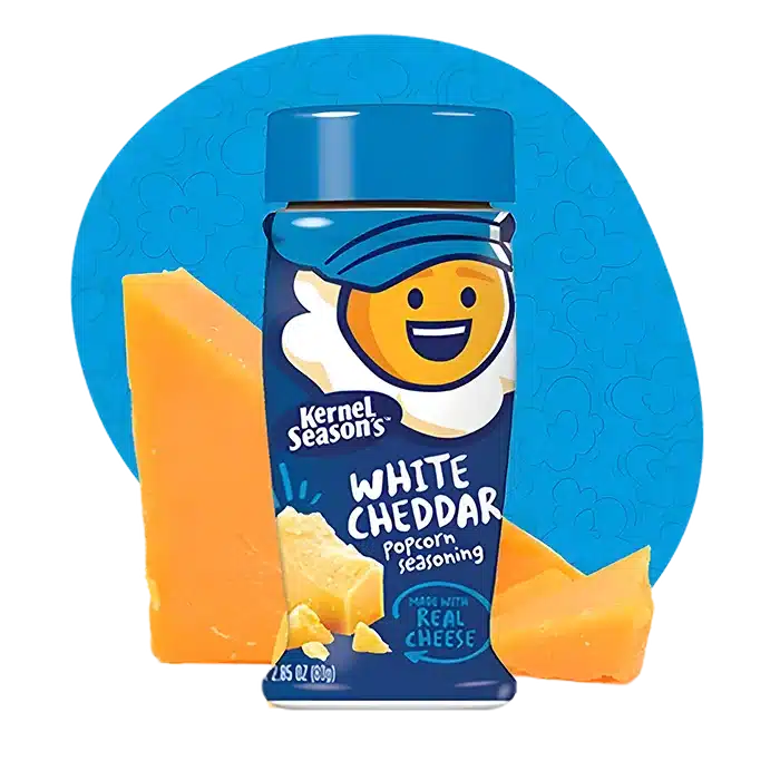 Popcorn krydderi med Hvid cheddar